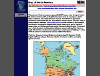 map-of-north-america.us screenshot