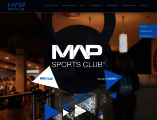 map-sportsclub.de screenshot
