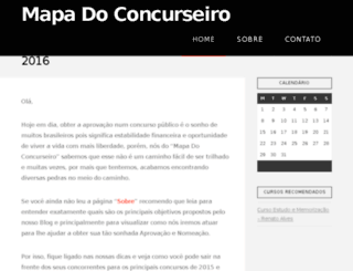 mapadoconcurseiro.com screenshot