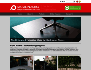 mapalplastics.com screenshot