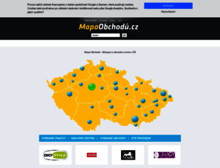 mapaobchodu.cz screenshot