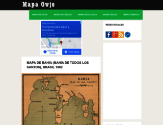 mapas.owje.com screenshot