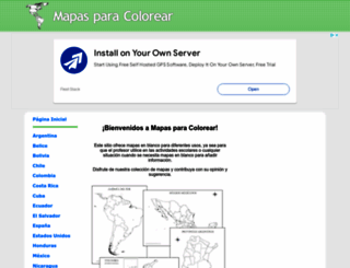 mapasparacolorear.com screenshot