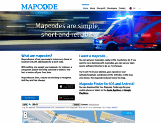 mapcode.com screenshot