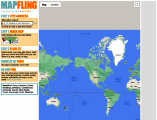 mapfling.com screenshot