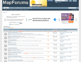 mapforums.com screenshot