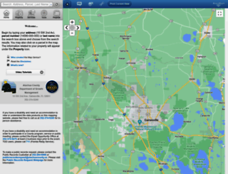 mapgenius.alachuacounty.us screenshot