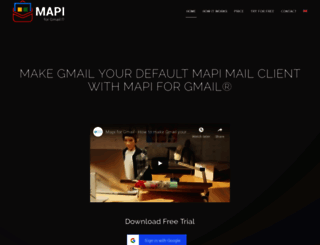 mapi4gmail.com screenshot