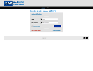 mapinfo.ma screenshot