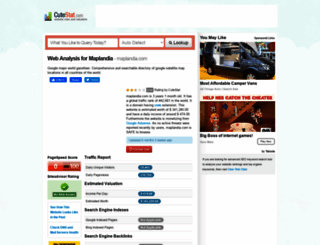 maplandia.com.cutestat.com screenshot