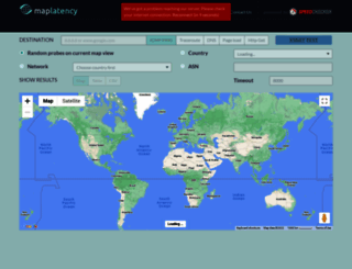 maplatency.com screenshot