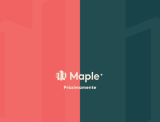 maple.com.mx screenshot