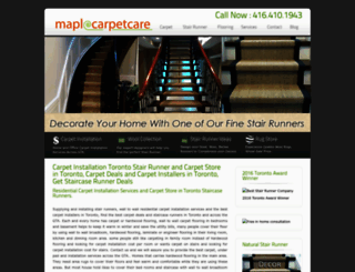 maplecarpetcare.com screenshot