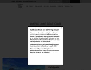 maplelanegolf.com screenshot