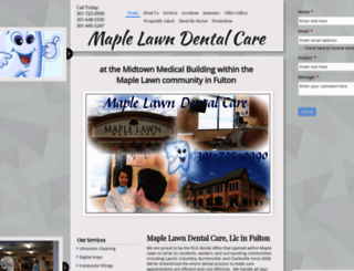 maplelawndental.com screenshot