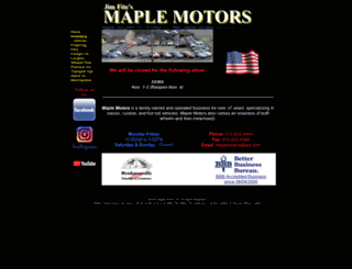maplemotors.net screenshot