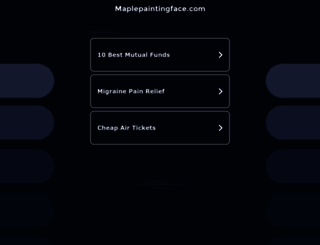 maplepaintingface.com screenshot