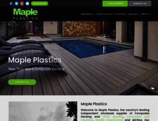 mapleplastics.co.uk screenshot