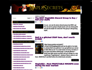 maplesecrets.blogspot.com.ar screenshot