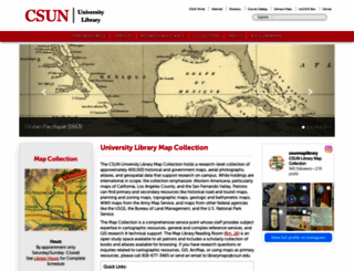 maplibrary.csun.edu screenshot