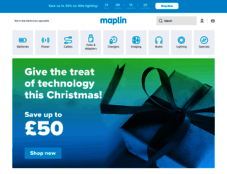 maplin.com screenshot