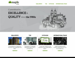 mapllegroup.co.in screenshot