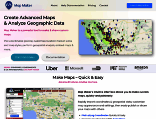 mapmakerapp.com screenshot