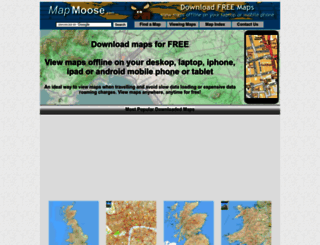 mapmoose.com screenshot