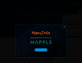 mapmyindia.com screenshot