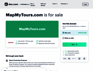 mapmytours.com screenshot