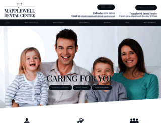 mapplewell-dental-centre.co.uk screenshot
