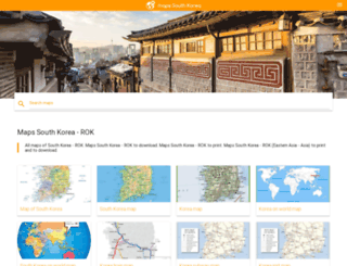 maps-southkorea.com screenshot