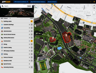 maps.appstate.edu screenshot