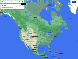 maps.google.co.bw screenshot