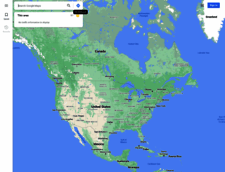 maps.google.co.za screenshot