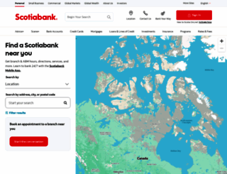 maps.scotiabank.com screenshot