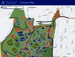 Access maps.unca.edu. UNC Asheville | Campus Map