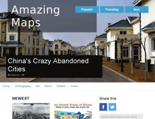 mapsareamazing.com screenshot