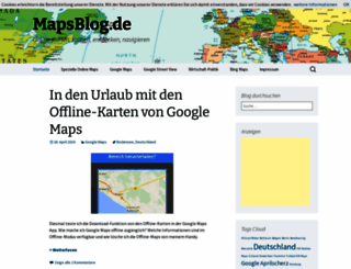 mapsblog.de screenshot
