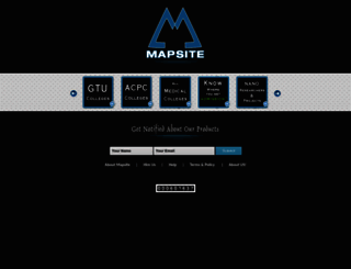 mapsite.in screenshot