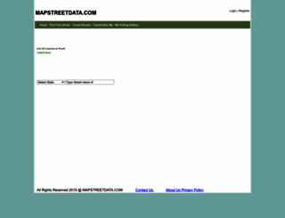 mapstreetdata.com screenshot