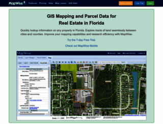 mapwise.com screenshot