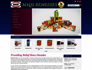 maqsremedies.com screenshot