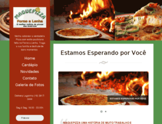 maquepizza.com.br screenshot