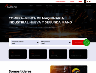 maquinariabarriuso.com screenshot
