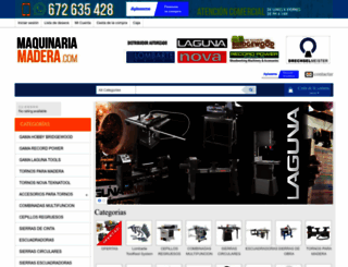 maquinariamadera.com screenshot