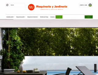 maquinariayjardineria.com screenshot