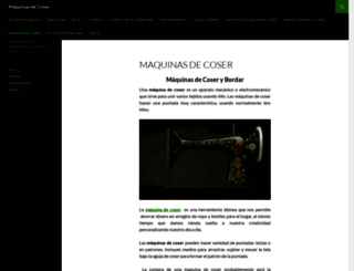 maquinasdecoser.info screenshot