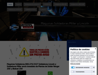 maquinassoldadoras.com.mx screenshot
