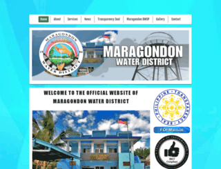 maragondonwaterdistrict.com screenshot